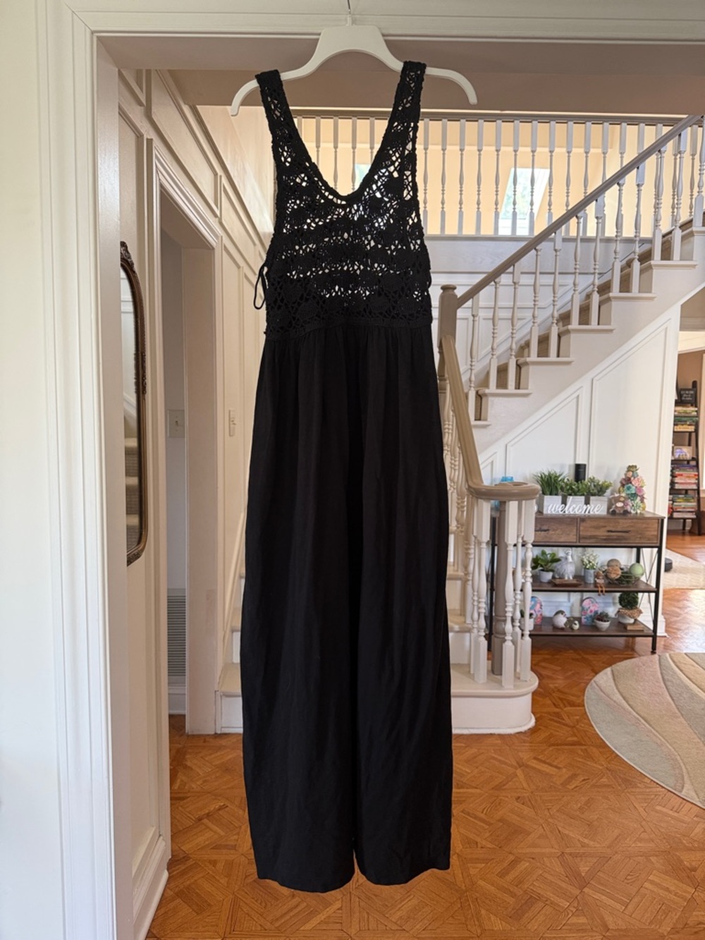NWT Aerie Crochet Maxi Dress